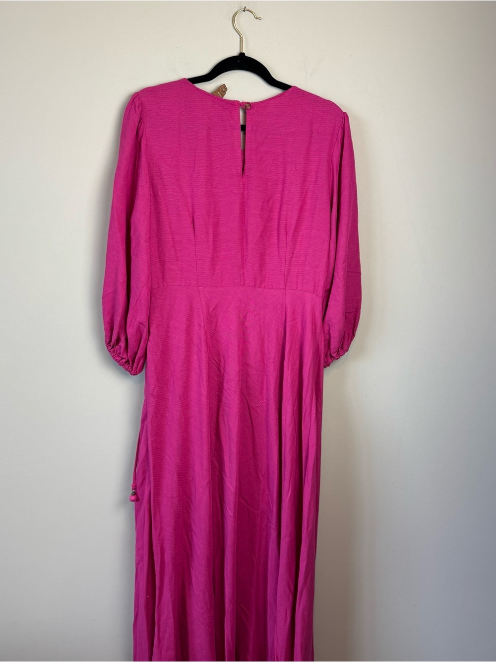 Farm Rio Blouson Sleeve Cut Out Long Sleeve Dress L - Picture 6 of 7